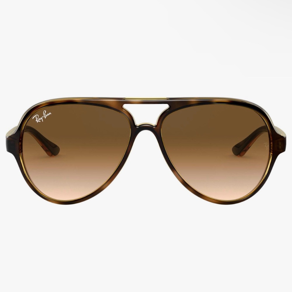 brown ray bans, used barely